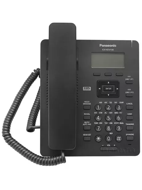 VoIP телефон Panasonic KX-HDV130RU black