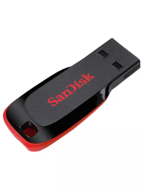 флешка USB SanDisk CZ50 Cruzer Blade 32Gb black red