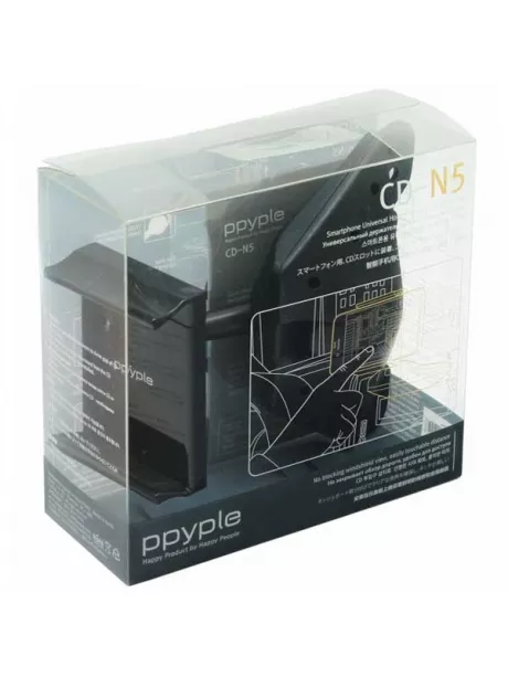 автомобильный держатель в CD слот Ppyple CD-N5 black