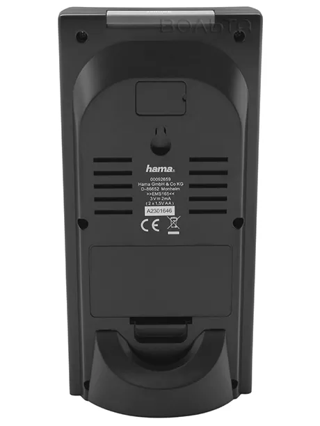метеостанция цифровая Hama EWS-165 black