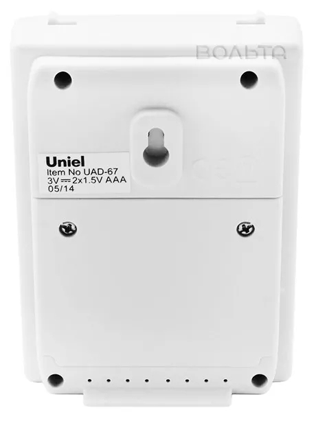 метеостанция цифровая Uniel UTV-67 black