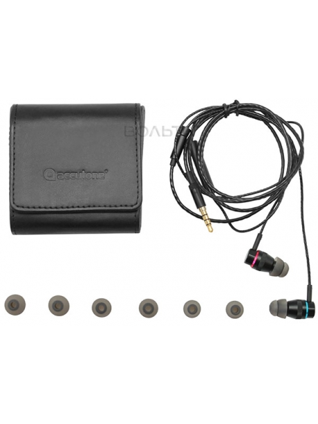 наушники с микрофоном Accutone Pavo black