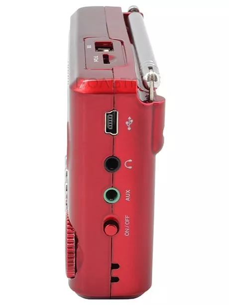 Портативный радиоприемник с usb входом PERFEO Sound Ranger PF-SV922 красный
