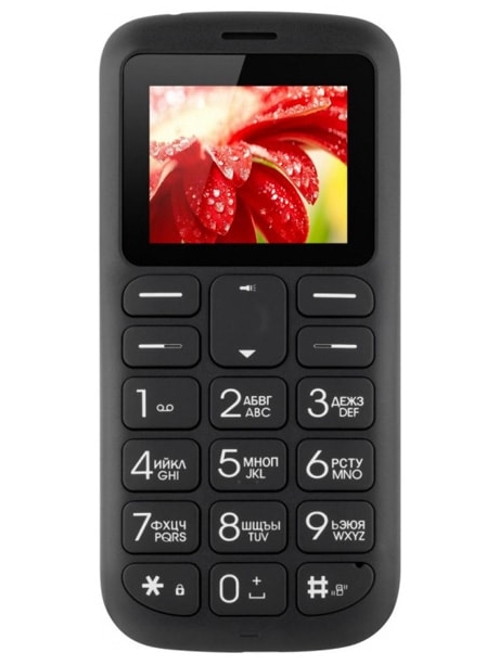 телефон для пожилых Fly Ezzy 7+ black