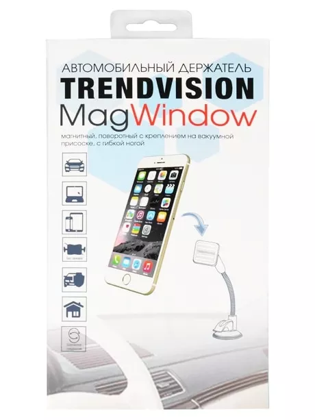 универсальный магнитный держатель TrendVision MagWindow black