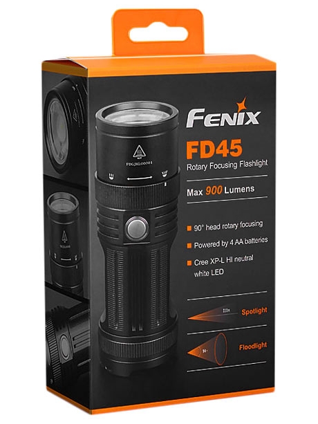 светодиодный фонарь с регулировкой фокуса Fenix FD45 XP-L HI 