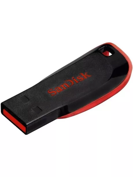 флешка USB SanDisk CZ50 Cruzer Blade 32Gb black red
