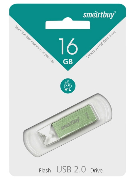 флешка USB SmartBuy U10 16GB green