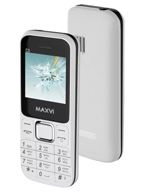 мобильный телефон Maxvi C3 white