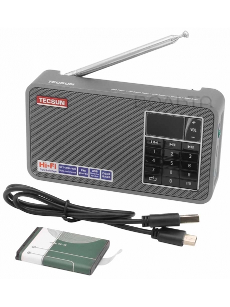 FM радиоприемник c MP3 плеером Tecsun X3 (export version) grey
