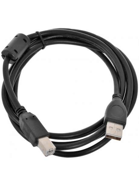кабель для принтера ATcom USB (Am->Bm, феррит) 1.5 m black