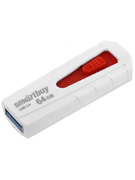 флешка USB SmartBuy IRON 64Gb 3.0 white/red