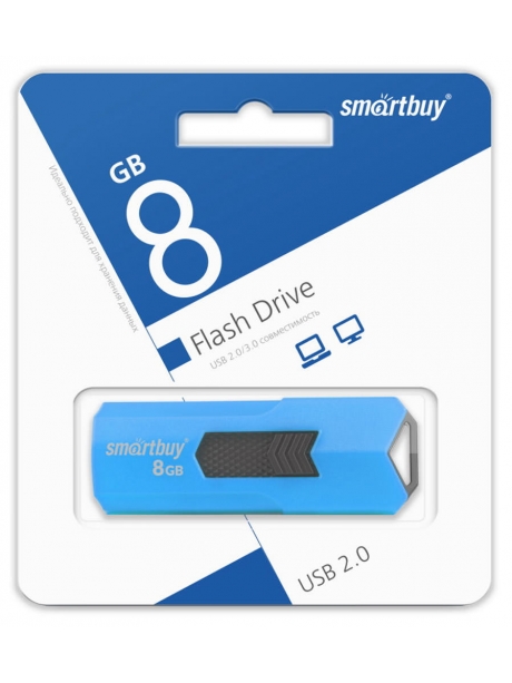 флешка USB SmartBuy STREAM 8Gb blue
