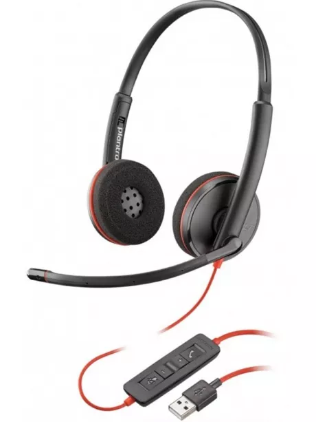 USB гарнитура для компьютера Plantronics BlackWire C3220-A (PL-C3220-A) black