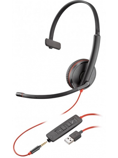 гарнитура для смартфона и ноутбука Plantronics BlackWire C3215-A (PL-C3215-A) black