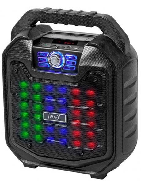 Bluetooth колонка с караоке и подсветкой MAX MR-380 black