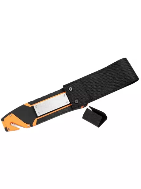 туристический нож с огнивом и точилкой Ganzo G803 orange
