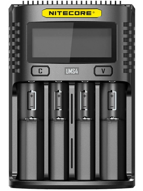 универсальное зарядное устройство с дисплеем NiteCore UMS4 