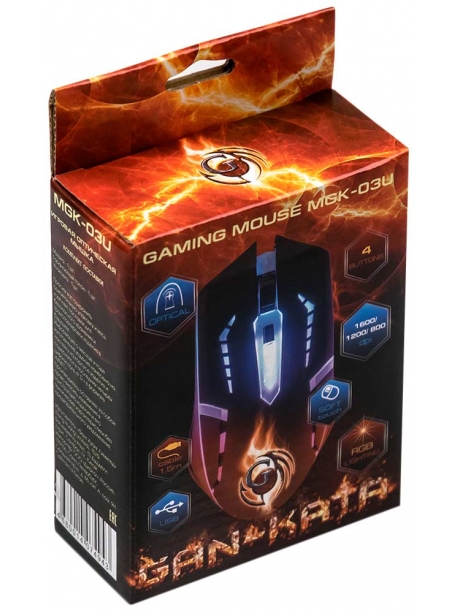 игровая мышь Dialog Gan-Kata MGK-03U black