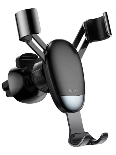 держатель в воздуховод Baseus Mini gravity holder black