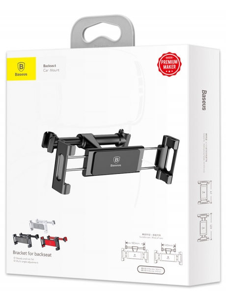 автомобильный держатель на подголовник Baseus Back Seat Car Mount Holder black