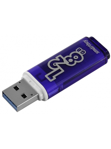 флешка USB 3.0 SmartBuy Glossy 3.0 128GB dark blue