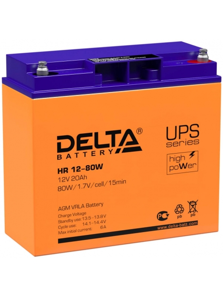 аккумулятор для UPS Delta HR 12-80W 