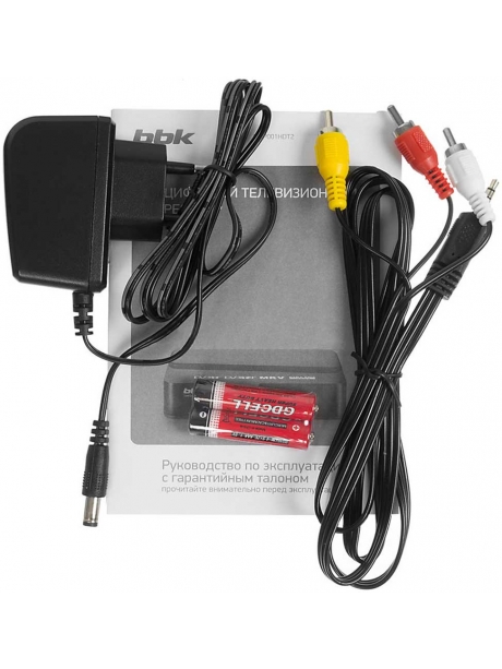 ТВ-тюнер DVB-T2 BBK SMP001 HDT2 темно-серый