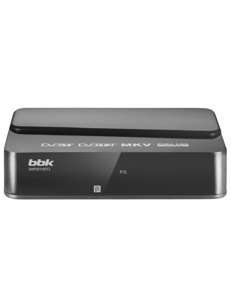 ТВ-тюнер DVB-T2 BBK SMP001 HDT2 темно-серый