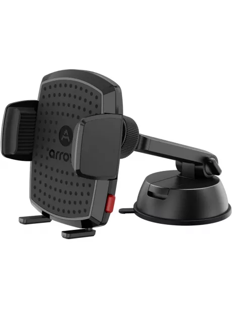 Держатель для смартфона в кожаном чехле Arroys Dash Max Auto black