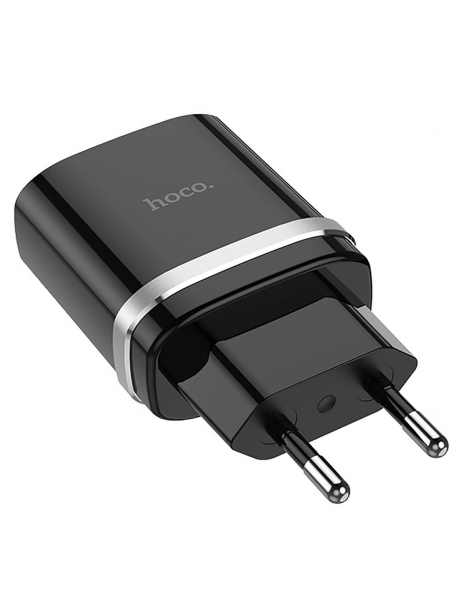 зарядное устройство Hoco C12Q Smart QC3.0 charger black