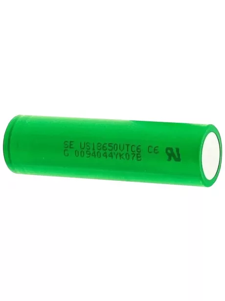 высокотоковый литиевый аккумулятор Sony Murata US 18650 VTC6 30A 3000mAh, без защиты 