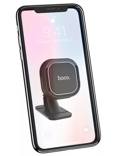 магнитный держатель на торпедо Hoco CA53 Intelligent dashboard in-car holder black/grey