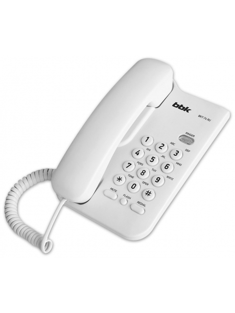 телефонный аппарат BBK BKT-74 белый