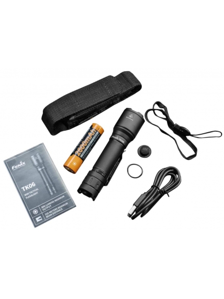 светодиодный фонарь Fenix TK06 черный