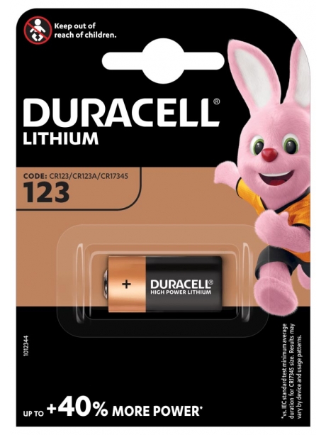 батарейка Duracell CR123A-1BL 
