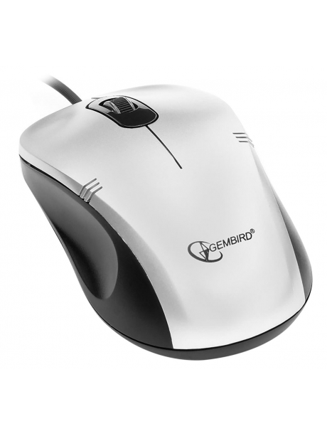 проводная мышь Gembird MOP-100 silver