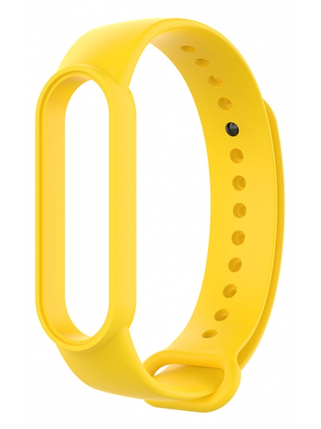 силиконовый ремешок Xiaomi для Mi Band 5 желтый