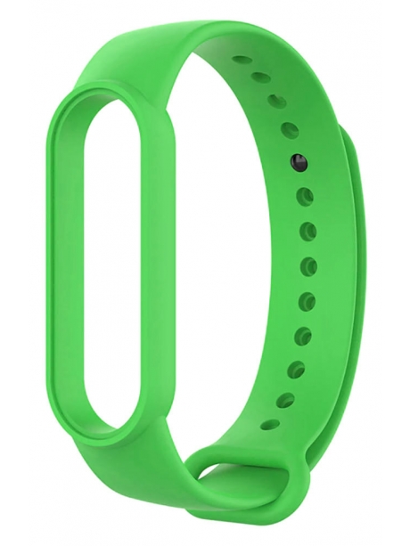 силиконовый ремешок Xiaomi для Mi Band 5 зеленый