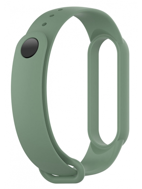 силиконовый ремешок Xiaomi для Mi Band 5 светло-зеленый