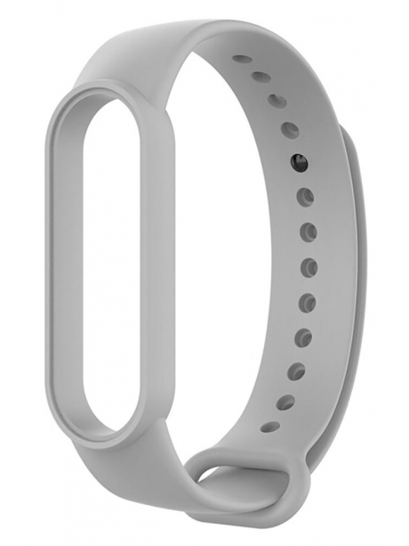 силиконовый ремешок Xiaomi для Mi Band 5 серый