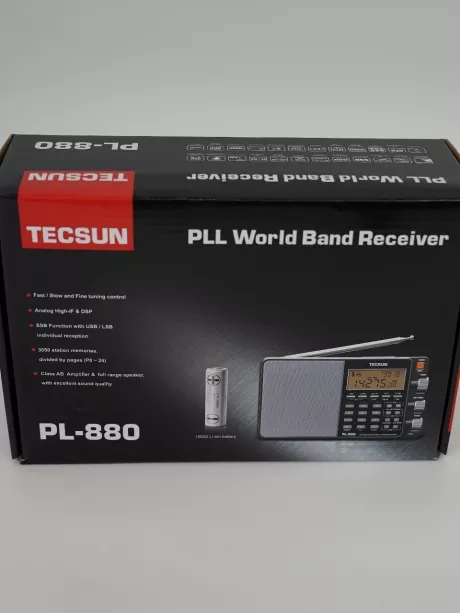 всеволновый цифровой радиоприемник Tecsun PL-880 (export version) black