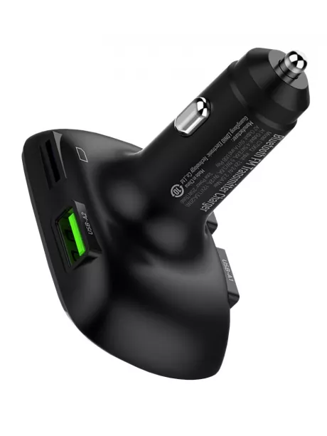 автомобильная зарядка с Bluetooth FM трансмитером LDNIO C706Q black