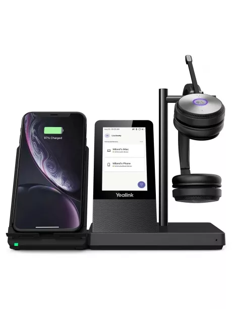 Профессиональная беспроводная DECT гарнитура Yealink WH66 Dual Teams 