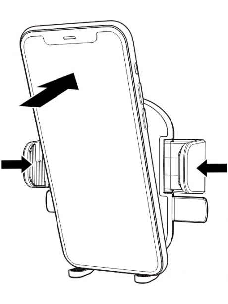 автомобильный держатель на присоске Arroys Dash-MT1 black