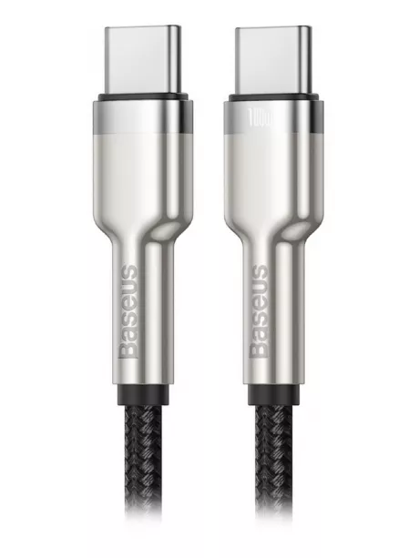 кабель передачи данных Baseus Cafule Series Metal Data Cable Type-C to Type-C 100W 2m black