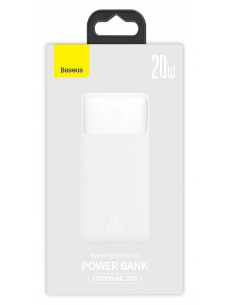 внешний аккумулятор Baseus Bipow Digital Display Power bank 10000mAh 20W white
