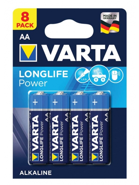батарейки (8 шт.) Varta LR6/AA LONGLIFE Power-8BL 
