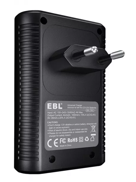 зарядное устройство для аккумуляторов EBL TB-6802ER черный