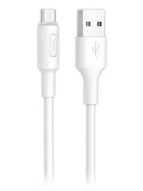 кабель передачи данных Hoco X25 Soarer micro 1m white